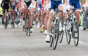 Picture of cyclists at Hotter "N Hell 100 race in Wichita Falls TX