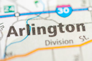 Image of Map of Arlington TX