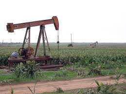 Picture of oil derrik in Burkburnett TX