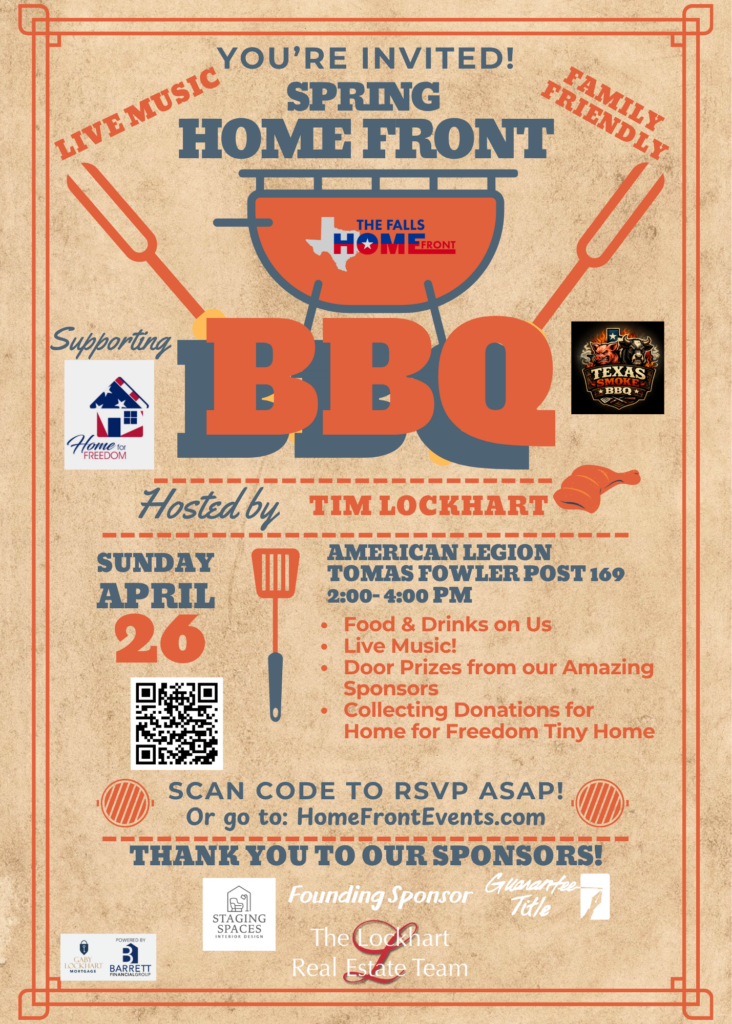 Spring Home Front BBQ Invitation