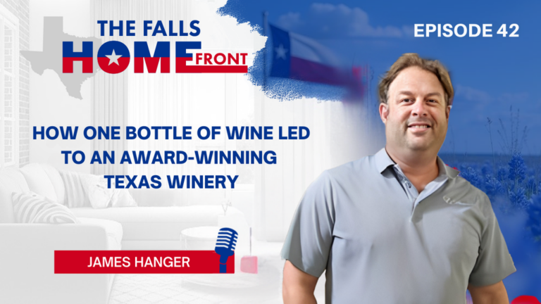 James Hanger of OG Cellars discussing Texas winemaking and Wichita Falls business growth.
