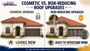 Comparison of a cosmetic roof upgrade versus a risk-reducing structural upgrade