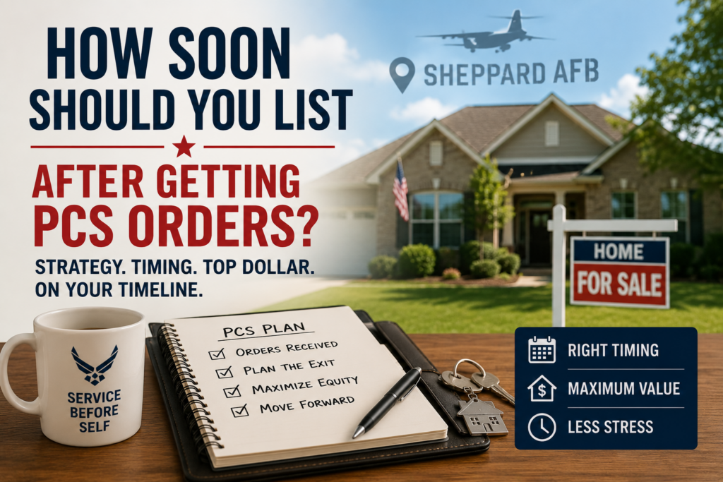 How soon should you list