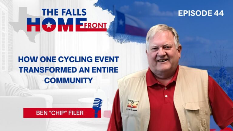 Tim Lockhart and Chip Filer talking about the Hotter'N Hell Hundred on the Falls Home Front podcast