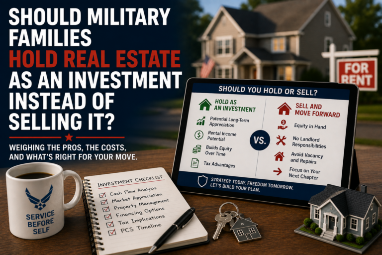 Image should military families hold real estate as investment