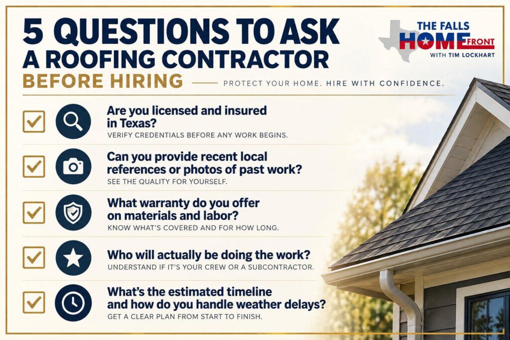 Checklist of questions to ask before hiring a roofing contractor