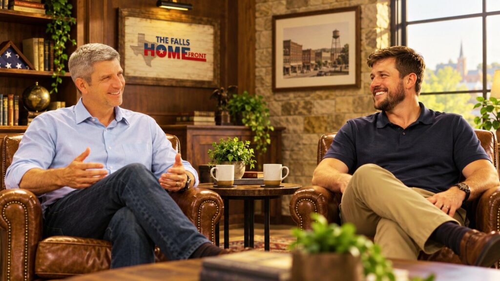 Tim Lockhart and Kelly Thompson discuss Wichita Falls roofing on The Falls Home Front